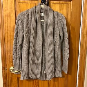 Women Sonoma Petite Medium Tan Cardigan